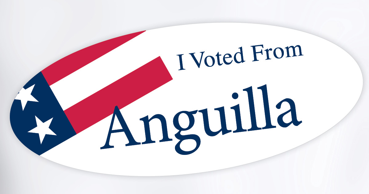 I Voted From sticker