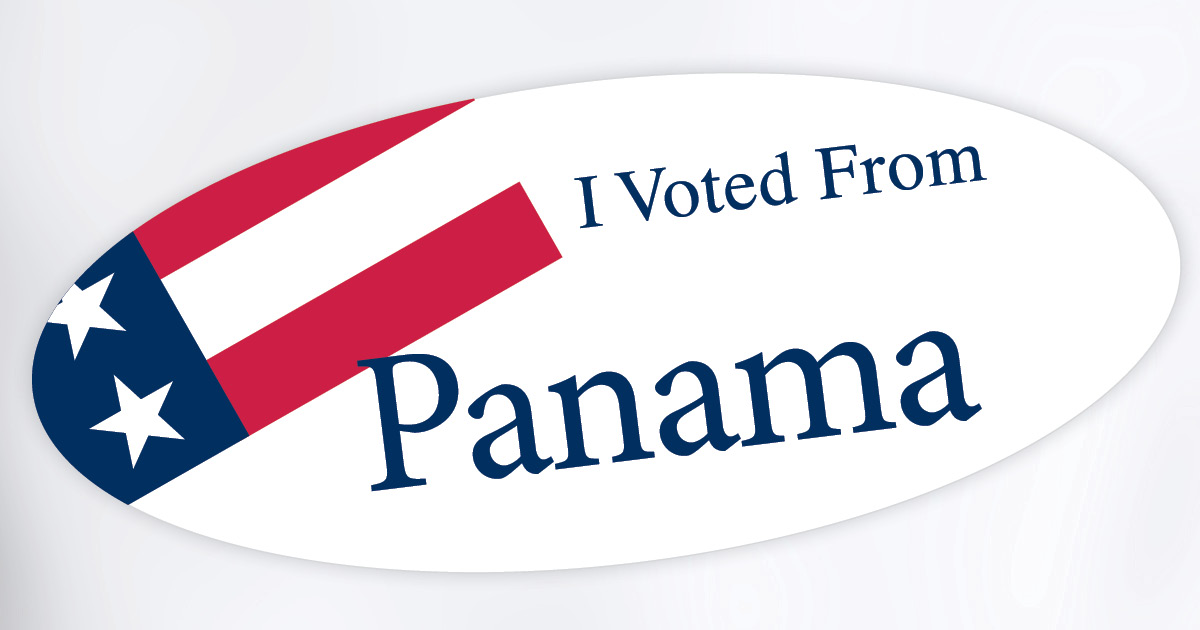 I Voted From sticker