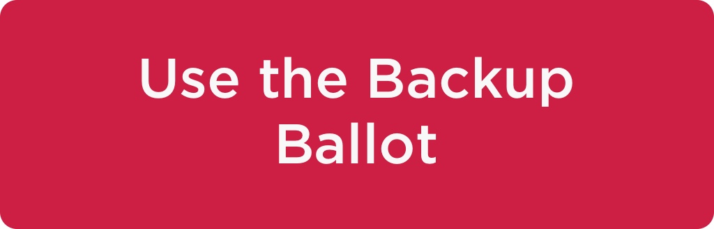 Use Back up Ballot