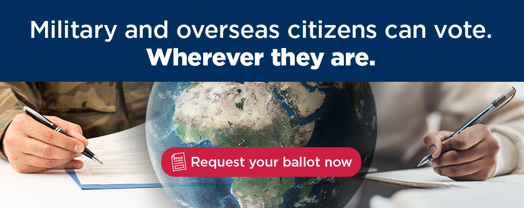 Fill out a back-up ballot